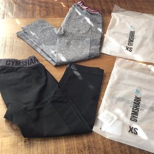 Set of 2 GymShark XS Flex Cropped Leggings